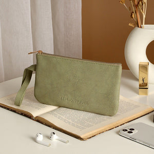 Tragbare Damen-Reisetasche aus Leder