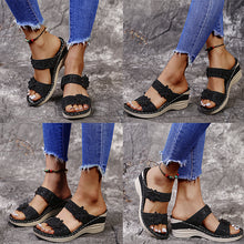 Laden Sie das Bild in den Galerie-Viewer, Blumen Sommersandalen für Damen