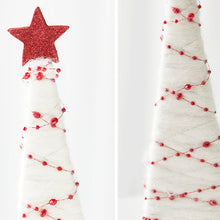 Laden Sie das Bild in den Galerie-Viewer, Weihnachten Holz Filz Rentier Elch Baumschmuck