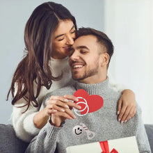 Laden Sie das Bild in den Galerie-Viewer, Valentinstag paar Schlüsselanhänger