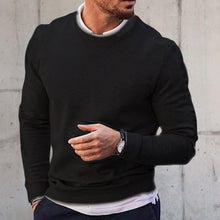 Laden Sie das Bild in den Galerie-Viewer, Minimalistischer Pullover mit Rundhalsausschnitt