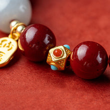 Laden Sie das Bild in den Galerie-Viewer, Glücksarmband aus Zinnober