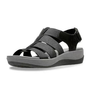 Leichte Plateausandalen mit Keilabsatz