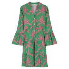 Laden Sie das Bild in den Galerie-Viewer, Kleid mit ausgestellten Ärmeln