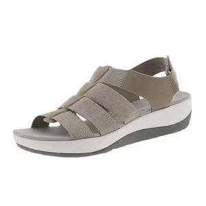Leichte Plateausandalen mit Keilabsatz