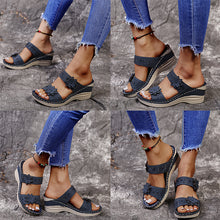 Laden Sie das Bild in den Galerie-Viewer, Blumen Sommersandalen für Damen
