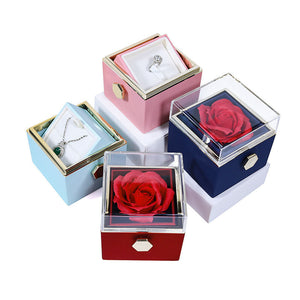 Ewige Rosen-Schmuckverpackungsbox