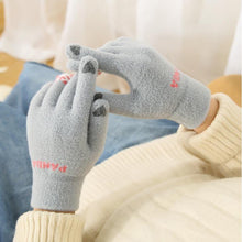 Laden Sie das Bild in den Galerie-Viewer, Thermische, weiche, mit dickem Fleece gefütterte Touchscreen-Handschuhe