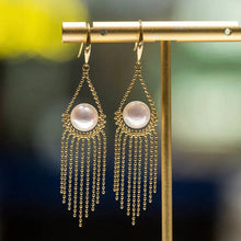 Laden Sie das Bild in den Galerie-Viewer, Perle Fransen Ohrringe