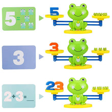 Laden Sie das Bild in den Galerie-Viewer, Vorschulkinder Frosch Balance Zählen Spielzeug