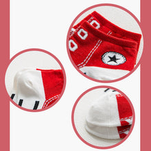 Laden Sie das Bild in den Galerie-Viewer, Atmungsaktive flache Socken aus Baumwolle mit Deodorant