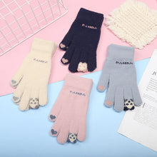 Laden Sie das Bild in den Galerie-Viewer, Thermische, weiche, mit dickem Fleece gefütterte Touchscreen-Handschuhe