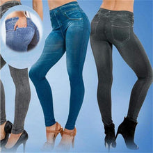 Laden Sie das Bild in den Galerie-Viewer, Nahtlose Fleece-Jeans für Damen