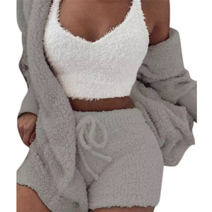 Kuscheliges Strickset (3-teilig)