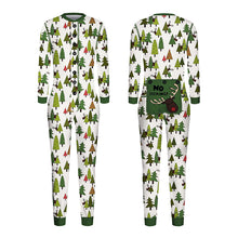 Laden Sie das Bild in den Galerie-Viewer, Grüner kleiner Weihnachtsbaum Print Familie Passender Onesie Pyjamas
