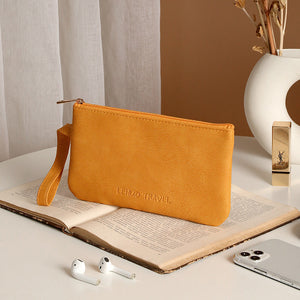 Tragbare Damen-Reisetasche aus Leder