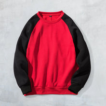 Laden Sie das Bild in den Galerie-Viewer, Kontrast-Sweatshirt mit Rundhalsausschnitt