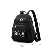 Laden Sie das Bild in den Galerie-Viewer, Lässiger modischer bestickter Nylonrucksack für Damen