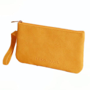 Tragbare Damen-Reisetasche aus Leder