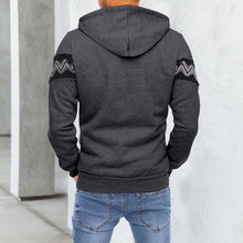 Laden Sie das Bild in den Galerie-Viewer, Lässiger Kapuzenpullover mit Reißverschluss für Herren