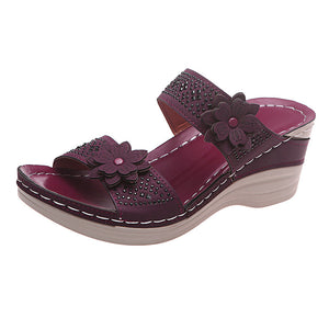 Blumen Sommersandalen für Damen