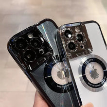 Laden Sie das Bild in den Galerie-Viewer, Magnetische iPhone-Hülle mit Objektivhalterung