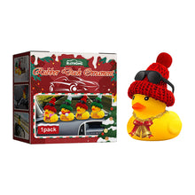 Laden Sie das Bild in den Galerie-Viewer, Weihnachten Gummiente Autodekoration