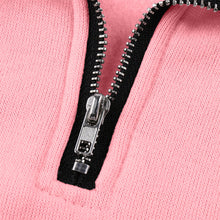 Laden Sie das Bild in den Galerie-Viewer, Einfarbiges Sweatshirt mit Reißverschluss