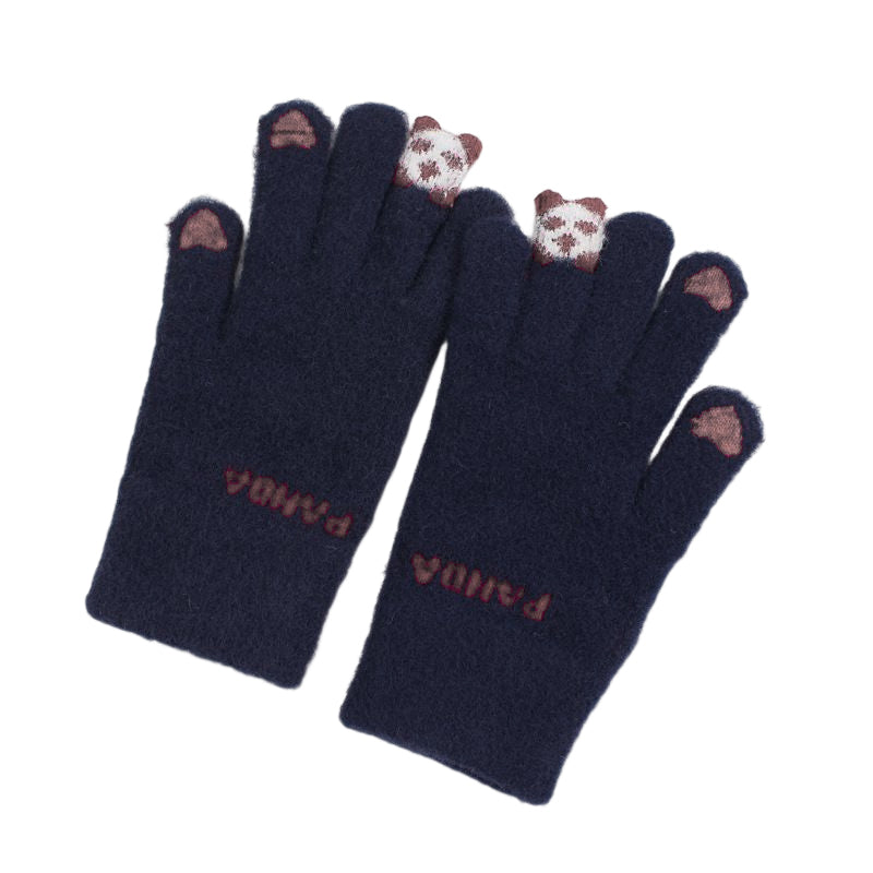 Thermische, weiche, mit dickem Fleece gefütterte Touchscreen-Handschuhe