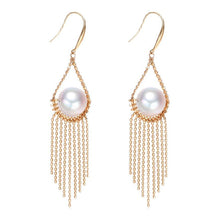 Laden Sie das Bild in den Galerie-Viewer, Perle Fransen Ohrringe