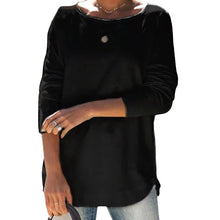 Laden Sie das Bild in den Galerie-Viewer, Minimalistisches T-Shirt mit Rundhalsausschnitt