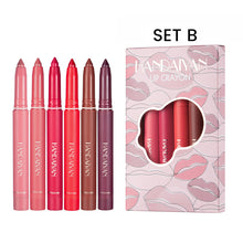 Laden Sie das Bild in den Galerie-Viewer, Rotierende Anspitzbare Matte Lippenstiftstifte