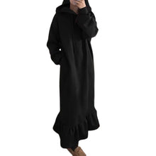 Laden Sie das Bild in den Galerie-Viewer, Hoodieförmiges Kleid mit Kapuzen
