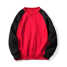 Laden Sie das Bild in den Galerie-Viewer, Kontrast-Sweatshirt mit Rundhalsausschnitt