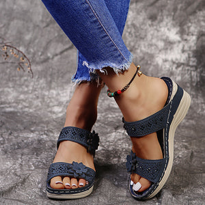 Blumen Sommersandalen für Damen