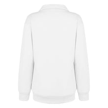 Laden Sie das Bild in den Galerie-Viewer, Einfarbiges Sweatshirt mit Reißverschluss