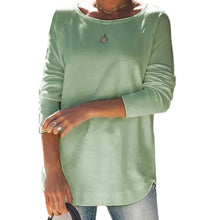 Laden Sie das Bild in den Galerie-Viewer, Minimalistisches T-Shirt mit Rundhalsausschnitt