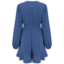 Laden Sie das Bild in den Galerie-Viewer, Einfarbiger Lässiger Shorts-Overall