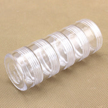 Laden Sie das Bild in den Galerie-Viewer, 5 Verbundene Transparente Versiegelte Flaschen