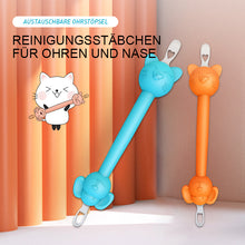Laden Sie das Bild in den Galerie-Viewer, Tragbares Ohren- und Nasenreinigungsset mit Doppelkopf für Babys