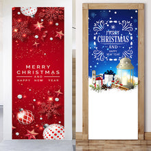 Laden Sie das Bild in den Galerie-Viewer, Weihnachtlicher Selbstklebender Entfernbarer Dekorativer Türaufkleber