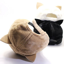 Laden Sie das Bild in den Galerie-Viewer, Katzenohren-Baseballmütze aus Plüsch