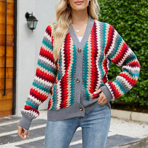 Einreihiger Strickpullover