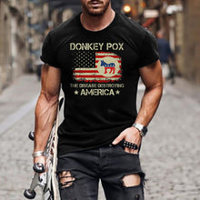 Laden Sie das Bild in den Galerie-Viewer, Rundhals-T-Shirt mit trendigem Print