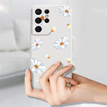 Laden Sie das Bild in den Galerie-Viewer, Gänseblümchen-Handyhülle aus Silikon für Samsung