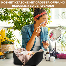 Laden Sie das Bild in den Galerie-Viewer, Reisekosmetiktasche mit großem Fassungsvermögen
