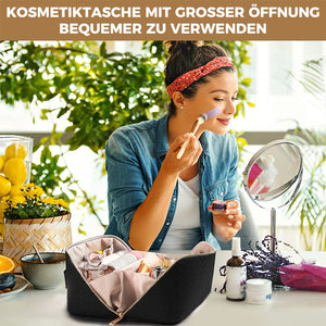 Reisekosmetiktasche mit großem Fassungsvermögen