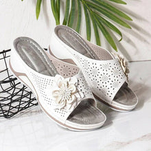 Laden Sie das Bild in den Galerie-Viewer, Sommerliche Blumen-Sandalen Mit Weicher Sohle