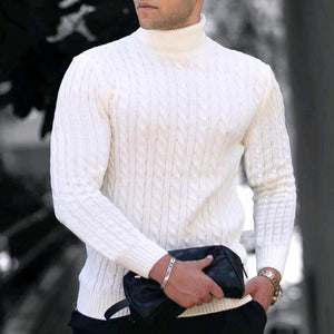 Lässiger Langärmliger Rollkragenpullover für Herren