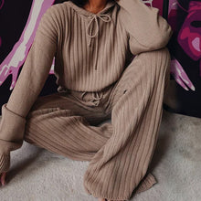 Laden Sie das Bild in den Galerie-Viewer, Lässig gestricktes 2-teiliges Set für Damen